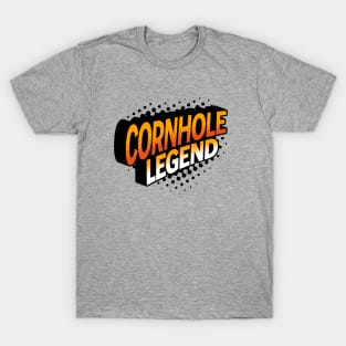 Cornhole Legend Retro Hero T-Shirt